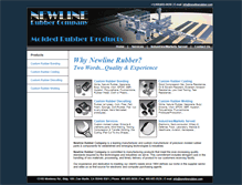 Tablet Screenshot of newlinerubber.com